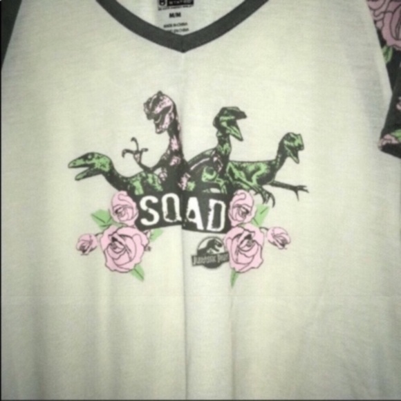 Jurassic Park Floral Squad Blouse - Picture 4 of 5